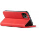 Bodycell Book Case Pu Leather iPhone 12 Mini Red