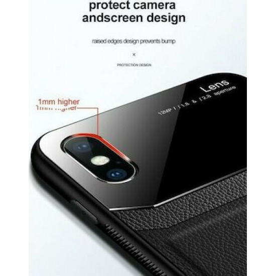 Bodycell Back Cover Plexiglass For iPhone X/XS Black