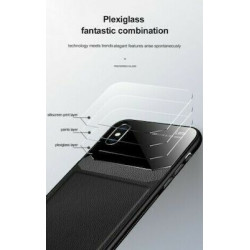 Bodycell Back Cover Plexiglass For iPhone X/XS Black