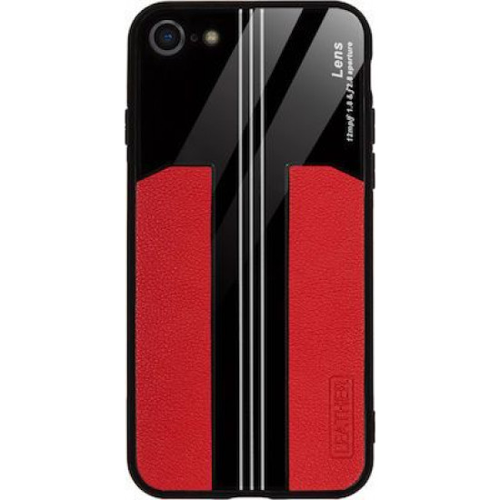Bodycell Back Cover Acrylic For iPhone 7/8  Red
