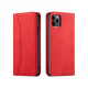 Bodycell Book Case Pu Leather iPhone 12 Pro Max Red