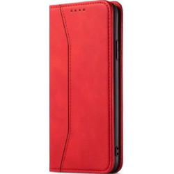 Bodycell Book Case Pu Leather iPhone 12 Pro Max Red