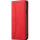 Bodycell Book Case Pu Leather iPhone 12 Pro Max Red