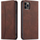 Bodycell Book Case Pu Leather iPhone 12 Pro Max Dark Brown