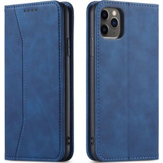 Bodycell Book Case Pu Leather iPhone 12/12 Pro Blue