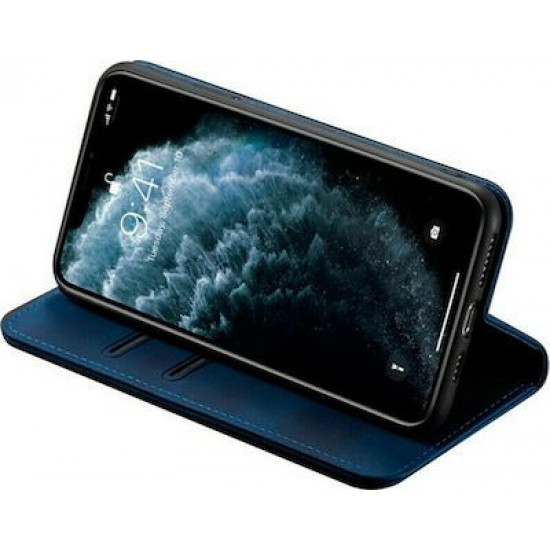 Bodycell Book Case Pu Leather iPhone 12/12 Pro Blue