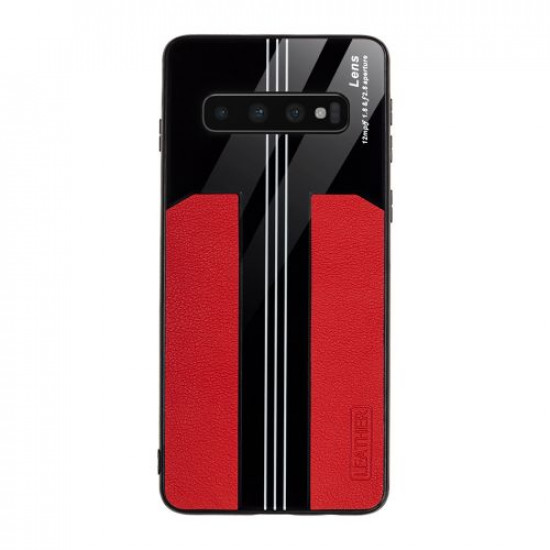 Bodycell Back Cover Acrylic For Samsung S10 Plus Red