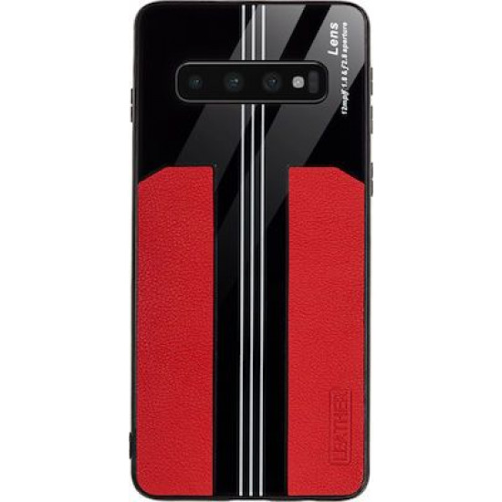 Bodycell Back Cover Acrylic For Samsung S10 Plus Red