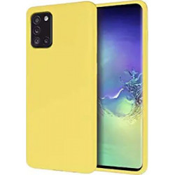 My Colors Liquid Silicon For Samsung A31 Yellow