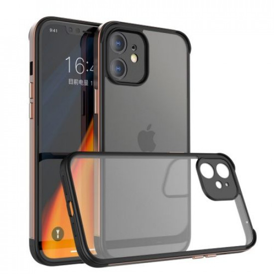 Bodycell Back Cover + Aluminium Bumper For iPhone 11 Pro  Gold