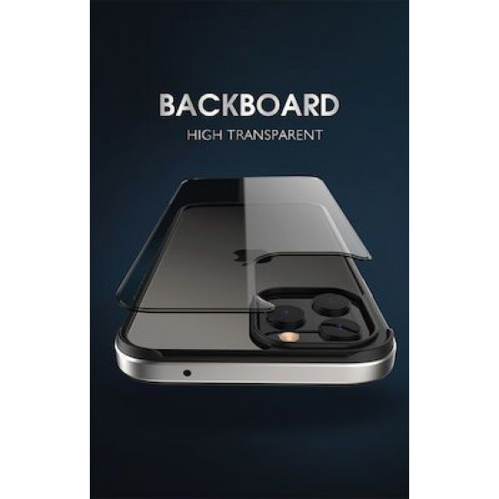 Bodycell Back Cover + Aluminium Bumper For iPhone 11 Pro  Red