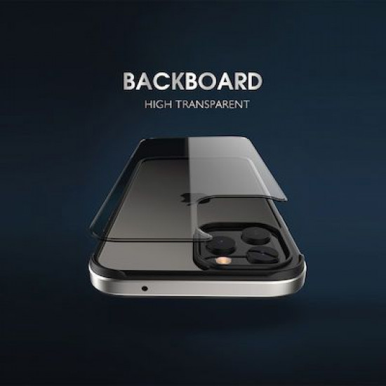 Bodycell Back Cover + Aluminium Bumper For iPhone 12/12 Pro  Gold