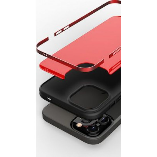 Bodycell Back Cover Glass + Aluminium Bumper For iPhone 12 Pro Max (6.7