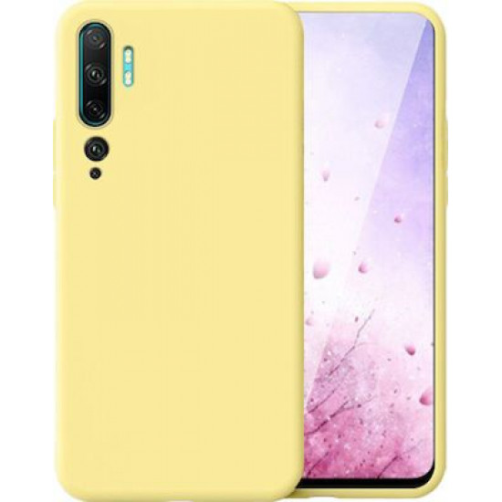 My Colors Liquid Silicon For Xiaomi Mi Note 10 Lite Yellow