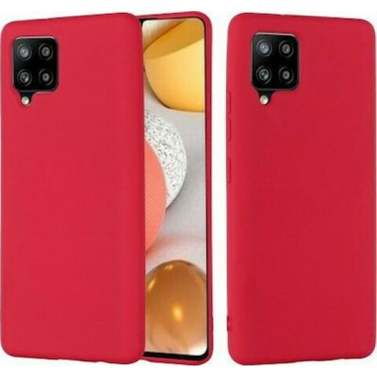 My Colors Liquid Silicon For Samsung A42 Red