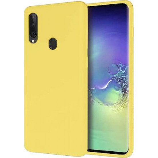 My Colors Liquid Silicon For Samsung A20S Yellow