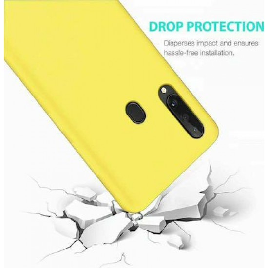 My Colors Liquid Silicon For Samsung A20S Yellow