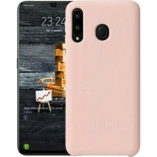 My Colors Liquid Silicon For Samsung A20S Pink