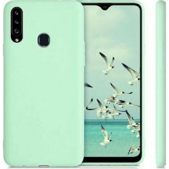 My Colors Liquid Silicon For Samsung A20S Light Green