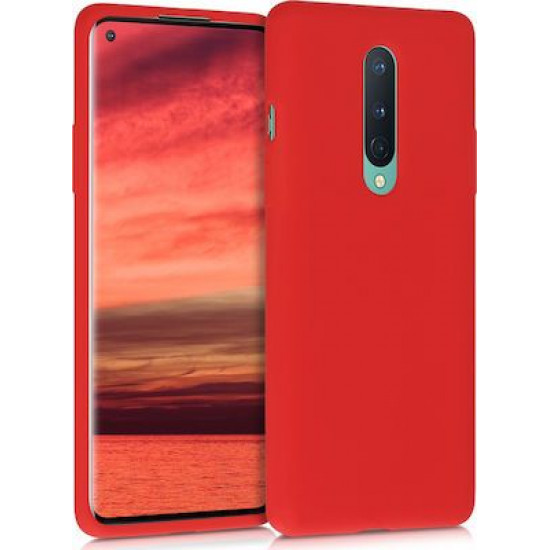 My Colors Liquid Silicon For OnePlus 8  Red