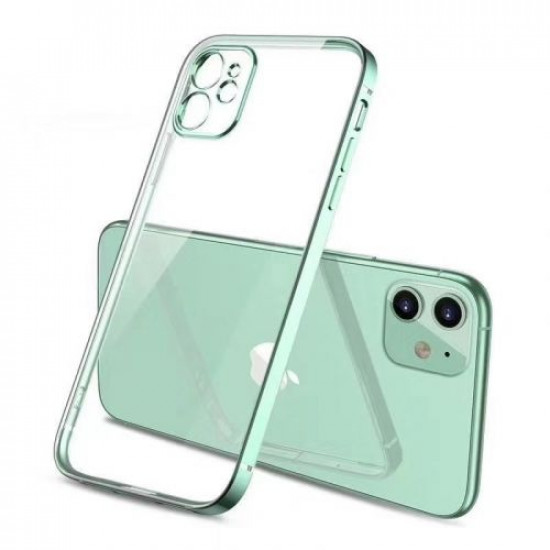 Bodycell Back Cover HD Clear For iPhone 12 Pro Max Green
