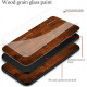 Bodycell Back Cover Wood Temp.Glass For iPhone 12 /12 Pro