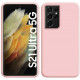 My Colors Liquid Silicon For Samsung S21 Ultra Pink