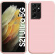 My Colors Liquid Silicon For Samsung S21 Ultra Pink