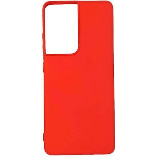My Colors Liquid Silicon For Samsung S21 Ultra Red