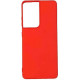 My Colors Liquid Silicon For Samsung S21 Ultra Red