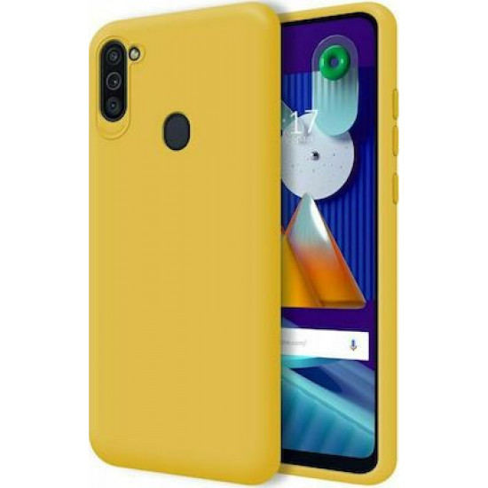 My Colors Liquid Silicon For Samsung A11/M11 Yellow