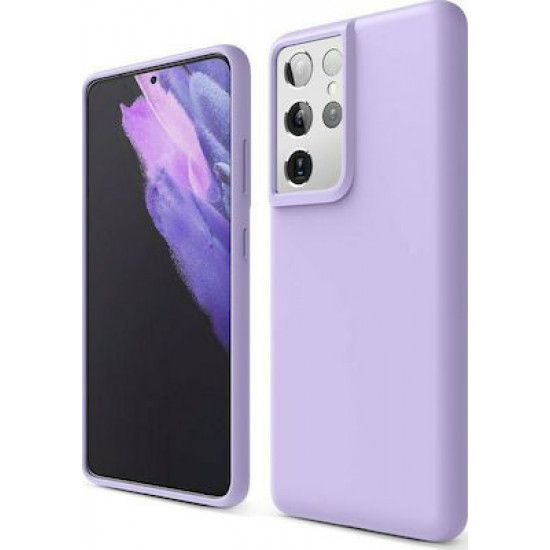 My Colors Liquid Silicon For Samsung S21 Ultra Light Violet