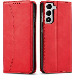 Bodycell Book Case Pu Leather Samsung S21  Red