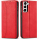 Bodycell Book Case Pu Leather Samsung S21  Red