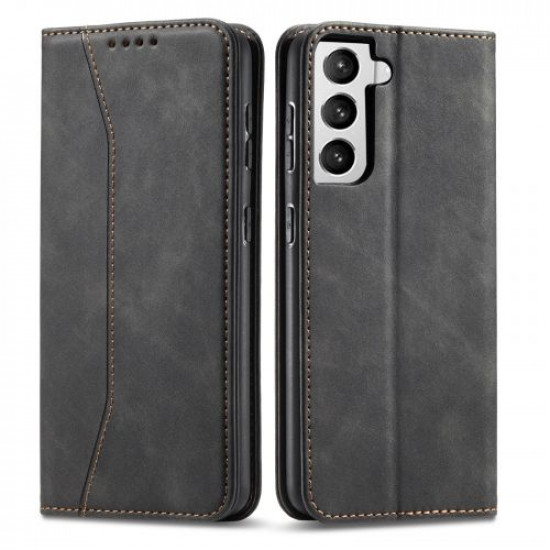 Bodycell Book Case Pu Leather Samsung S21  Black