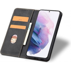 Bodycell Book Case Pu Leather Samsung S21  Black