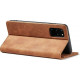 Bodycell Book Case Pu Leather Samsung S20 Plus Brown