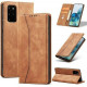 Bodycell Book Case Pu Leather Samsung S20 Plus Brown