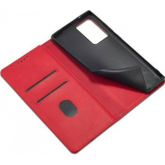 Bodycell Book Case Pu Leather Samsung Note 20 Ultra Red