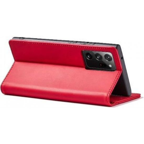 Bodycell Book Case Pu Leather Samsung Note 20 Ultra Red