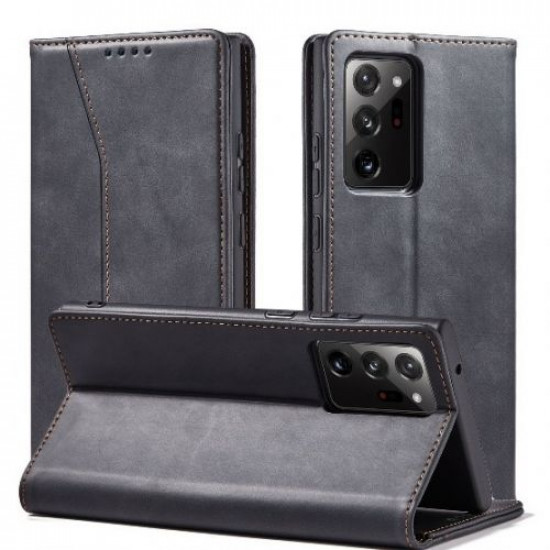 Bodycell Book Case Pu Leather Samsung Note 20 Ultra Black
