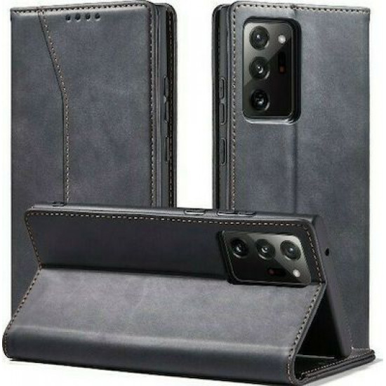 Bodycell Book Case Pu Leather Samsung Note 20 Ultra Black