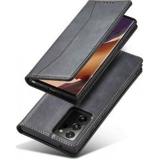 Bodycell Book Case Pu Leather Samsung Note 20 Ultra Black