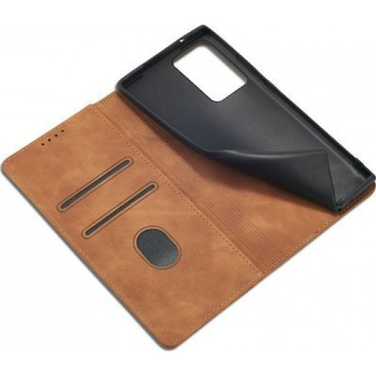 Bodycell Book Case Pu Leather Samsung Note 20 Ultra Brown