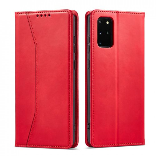 Bodycell Book Case Pu Leather Samsung S20 Plus Red