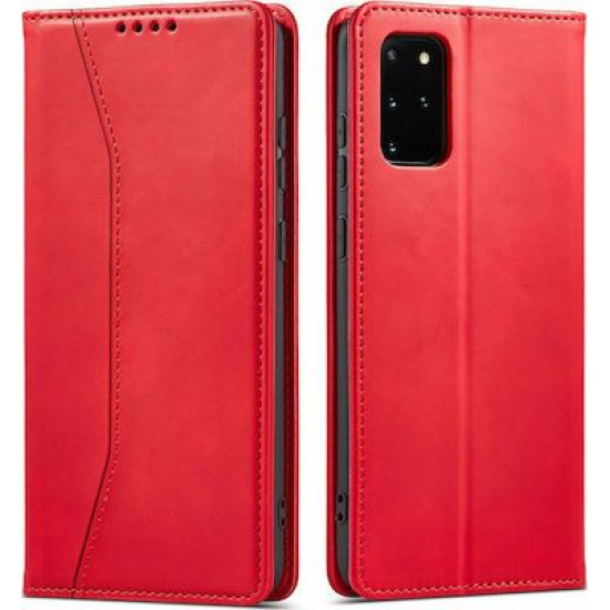 Bodycell Book Case Pu Leather Samsung S20 Plus Red