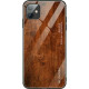 Bodycell Back Cover Wood Temp.Glass For iPhone 11