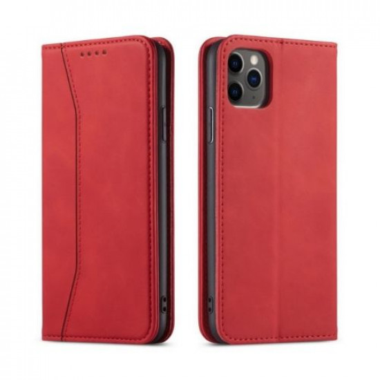 Bodycell Book Case Pu Leather iPhone 11 Pro  Red