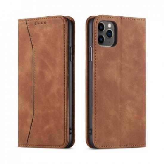 Bodycell Book Case Pu Leather iPhone 11 Pro  Brown