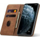 Bodycell Book Case Pu Leather iPhone 11 Pro  Brown